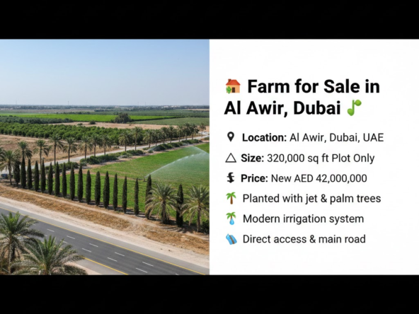 Farm for Sale in Al Awir, Dubai