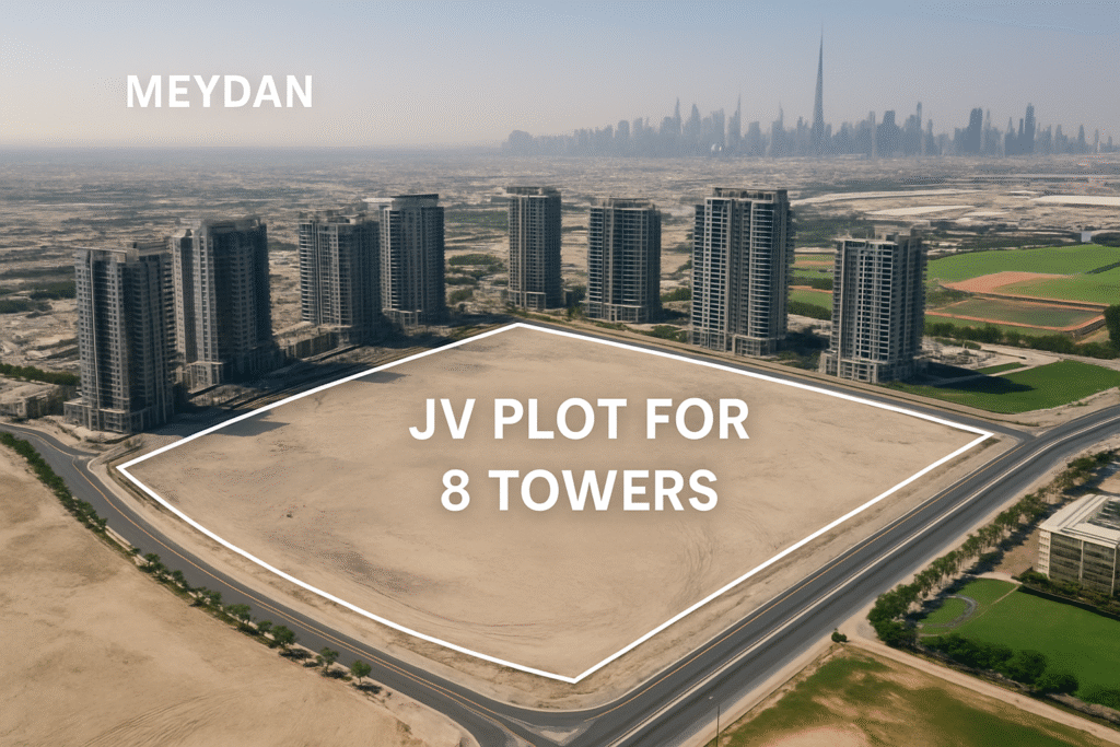 8 to 9 Luxury Residential Towers Joint Venture in Meydan Dubai