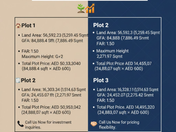 Mirdif Villa Plots for Sale – Premium Investment Opportunity