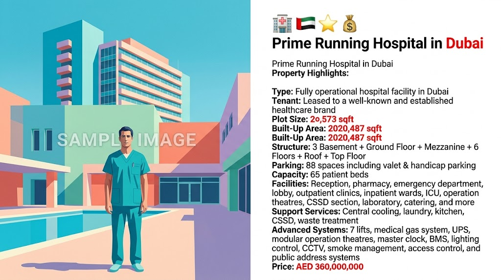 Prime Running Hospital in Dubai