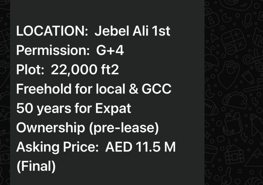 Prime Land for Sale in Jebel Ali 1stExceptional Investment Opportunity