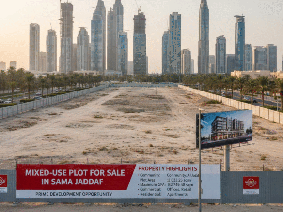 Mixed Use plot for Sale in sama Jaddaf