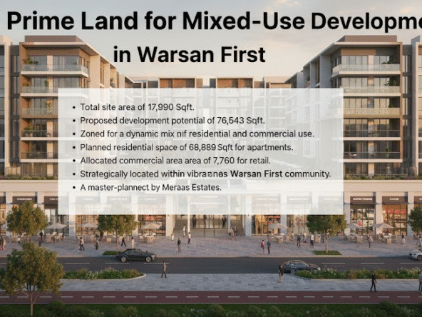 G+7 Prime Land for Mixed-Use Development in Warsan First