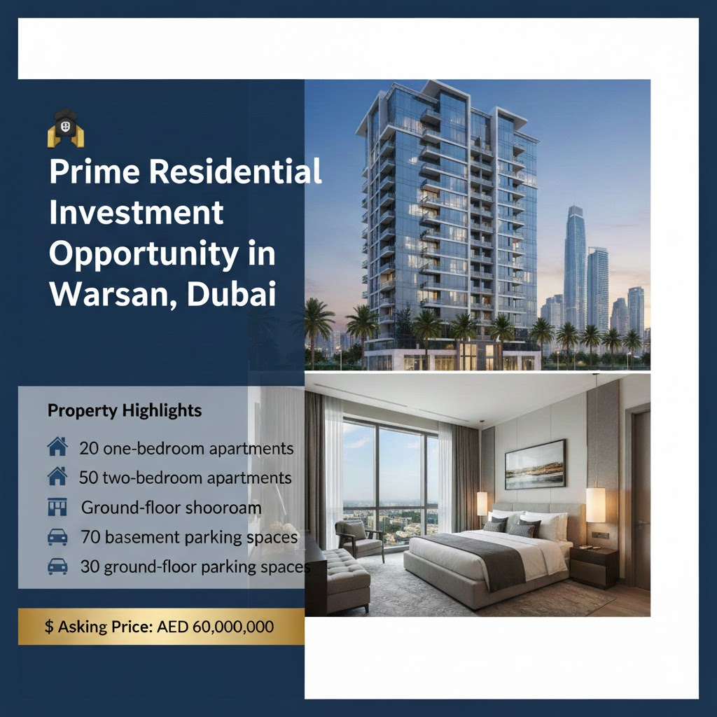 🏢 Prime Residential Investment Opportunity in Warsan, Dubai