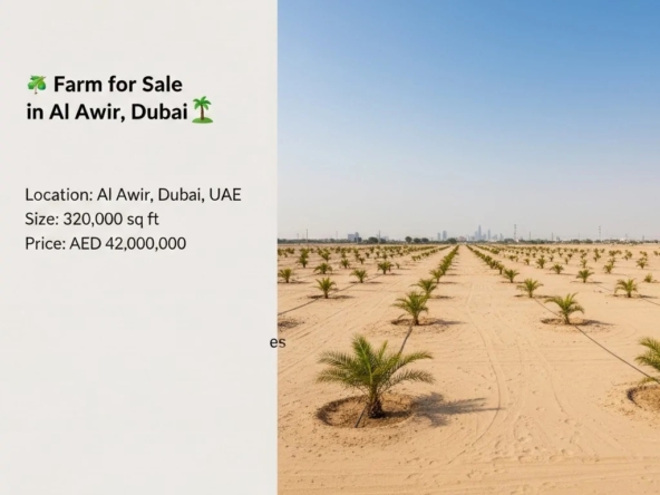 Farm for Sale in Al Awir, Dubai