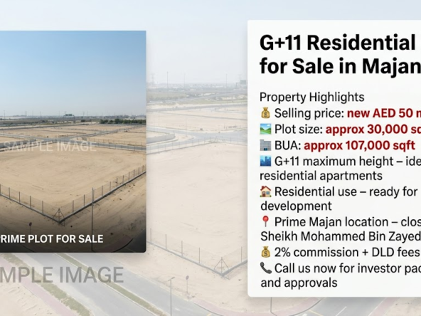 G+11 Residential Plot for Sale in Majan