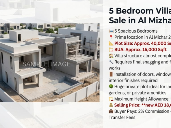 5 Bedroom Villa for Sale in Al Mizhar 2