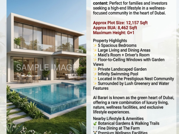 5 Bedroom Villa for Sale in Al Barari Dubai