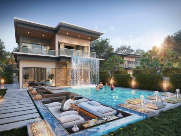 5BR Damac Lagoons – Portofino Townhouse for Sale