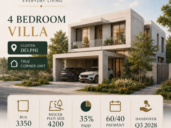 4 Bedroom Villa for Sale in Athlon by Aldar – Dubai