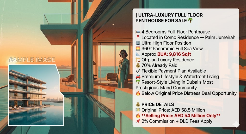 | ULTRA-LUXURY FULL FLOOR PENTHOUSE FOR SALE 🌴