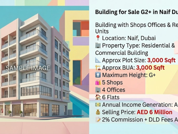 Building for Sale G2+ in Naif Dubai |