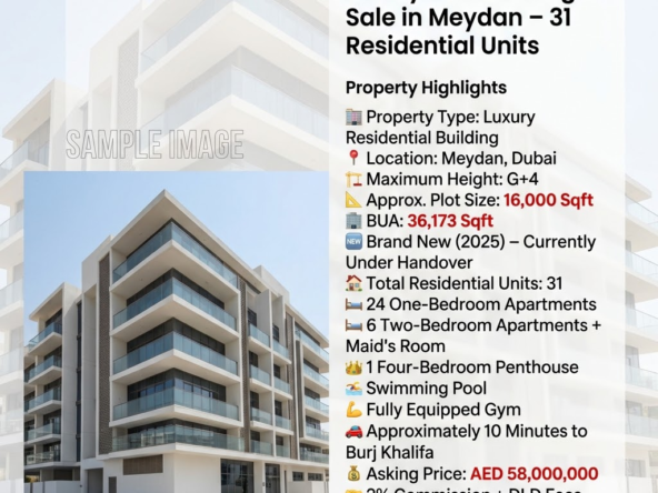 Luxury Building for Sale G+4 | Meydan, Dubai