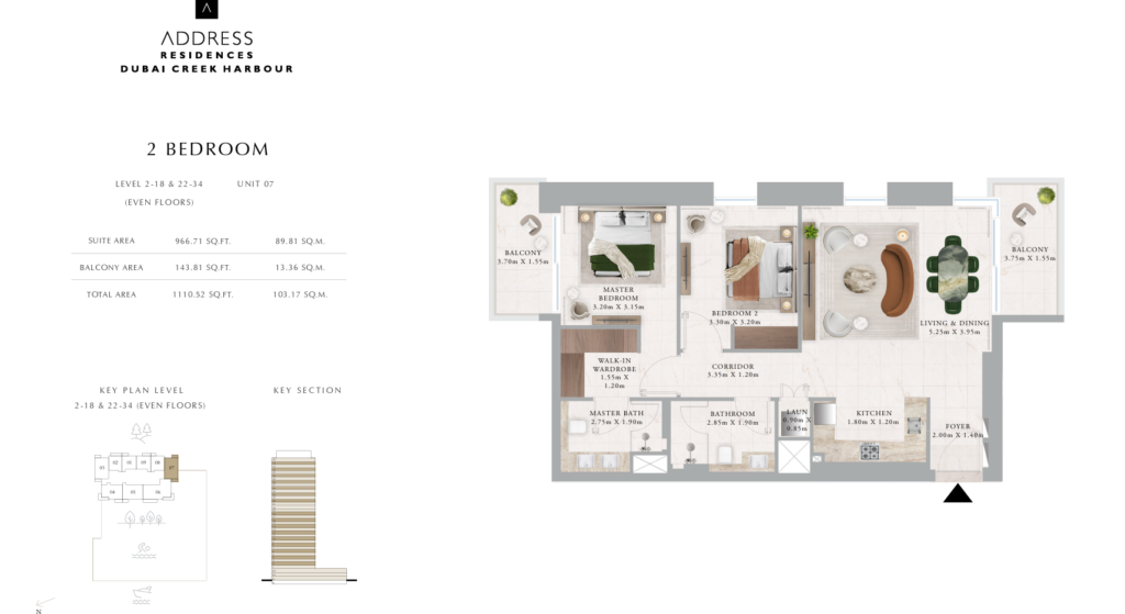 Luxury 2BR Apartment for Sale in Dubai Creek Harbour by Emaar