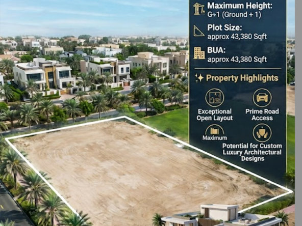 G+1 Villa Plot for Sale in Al Khawaneej Second for sale