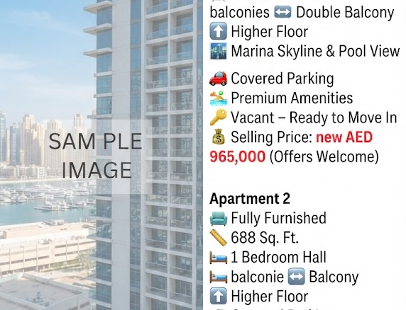 Two Premium 1BR Apartments Offering Exceptional Value