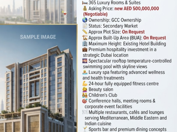 Building for Sale – Al Jaddaf, Dubai | Premium Hospitality