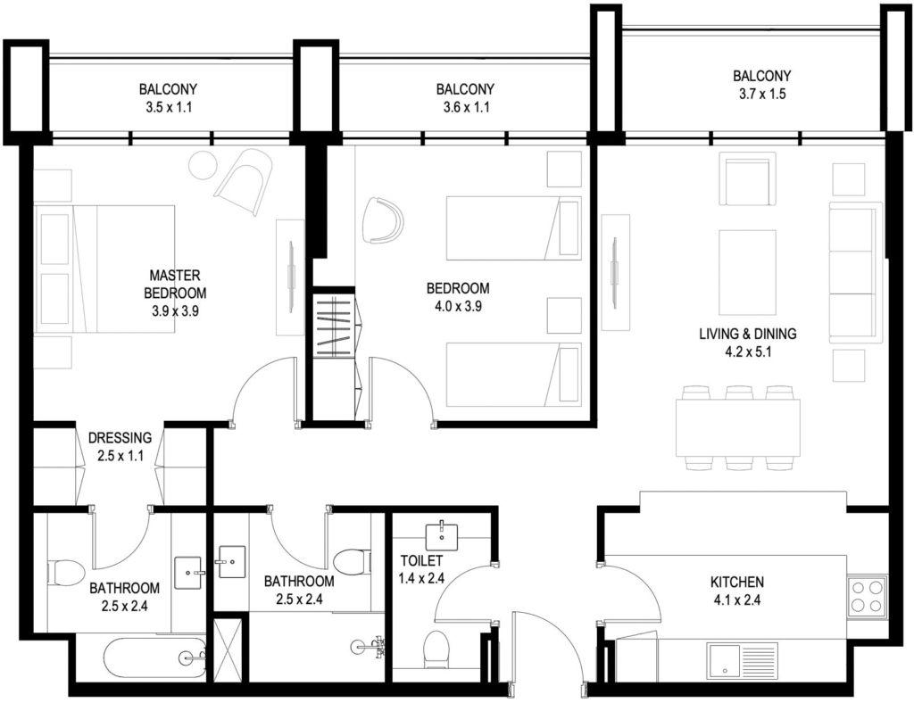 2 Bedroom Smart Home Apartment for Sale in Arada, Sharjah