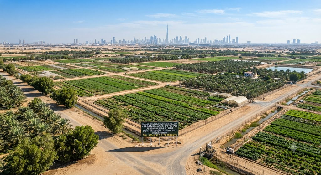 Agricultural Farm Plots for Sale in Dubai (Khawaneej & Al Awir)