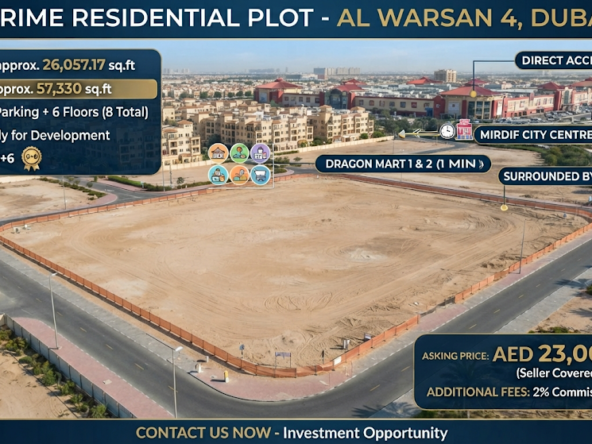 G+ Parking + 6 Plot in Al Warsan 4 for Sale