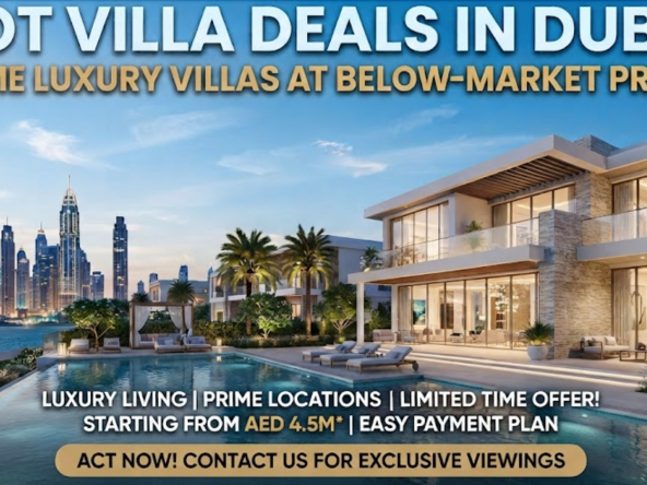 HOT VILLA DEALS IN DUBAI – PRIME LUXURY VILLAS AT BELOW-MARKET PRICES