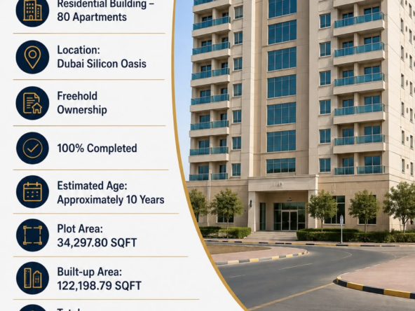 RESIDENTIAL BUILDING FOR SALE DUBAI SILICON OASIS