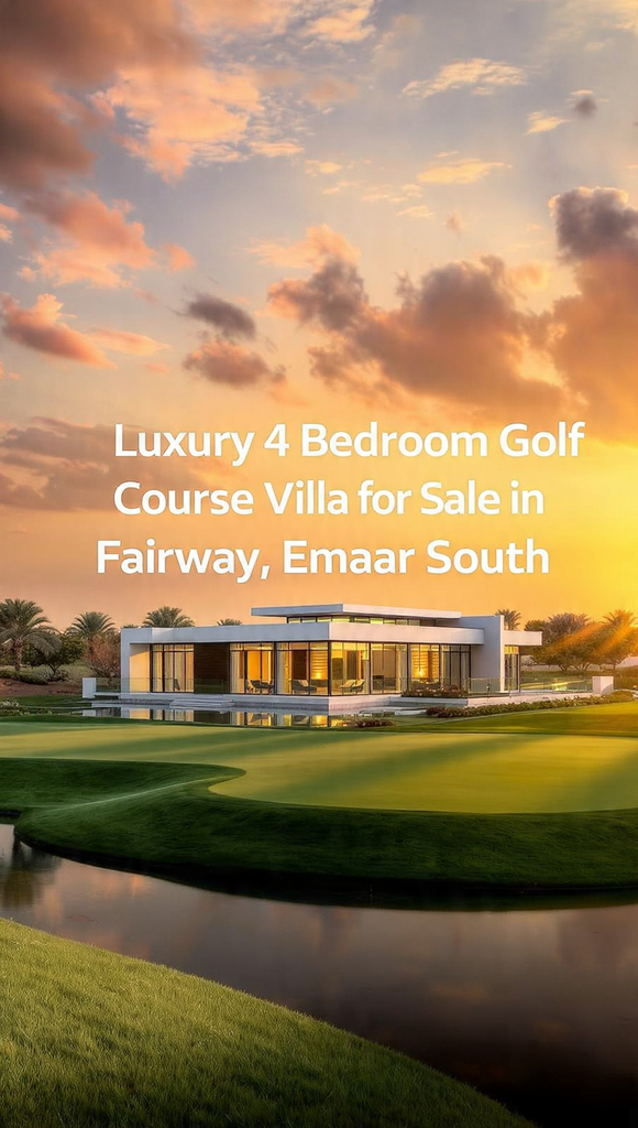 Luxury 4 Bedroom Golf Course Villa for Sale in Fairway, Emaar South