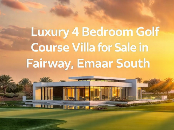 Luxury 4 Bedroom Golf Course Villa for Sale in Fairway, Emaar South
