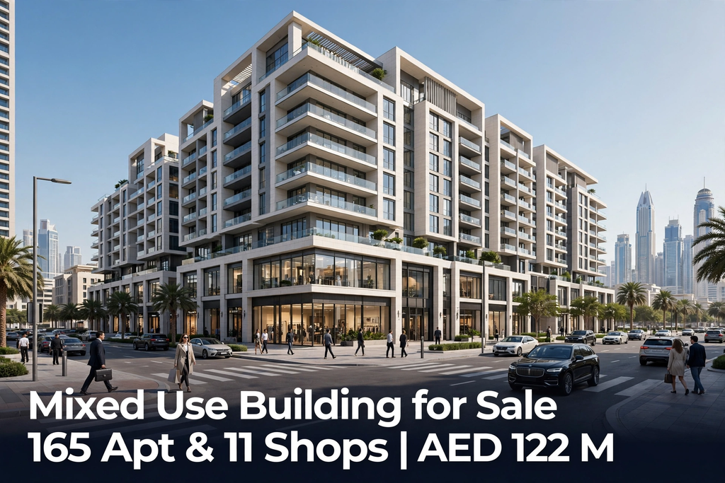 Mixed Use Building for Sale 165 Apt & 11 Shops | AED 122 M