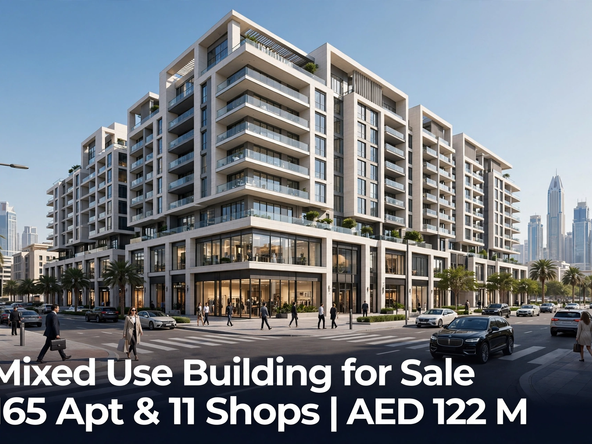 Mixed Use Building for Sale 165 Apt & 11 Shops | AED 122 M
