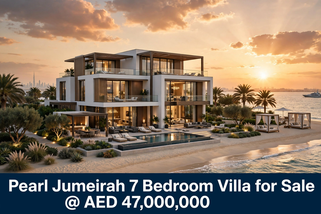Pearl Jumeirah 7 Bedroom Villa for Sale