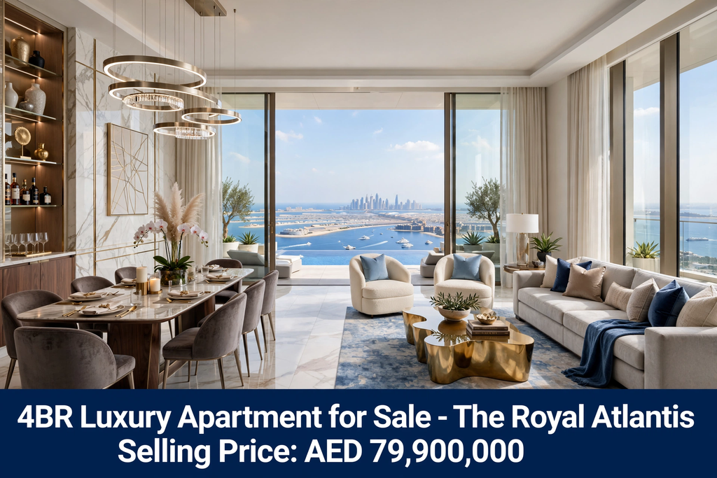 4BR Luxury Apartment for Sale – The Royal Atlantis