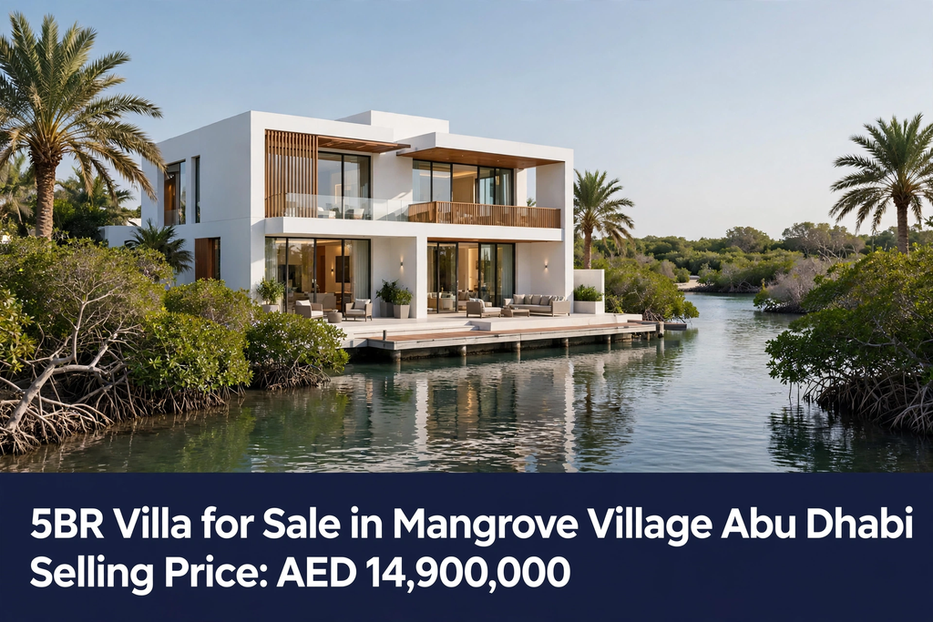 5BR Villa for Sale in Mangrove Village Abu Dhabi