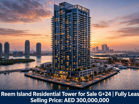 Al Reem Island Residential Tower for Sale G+24 | Fully Leased A/D