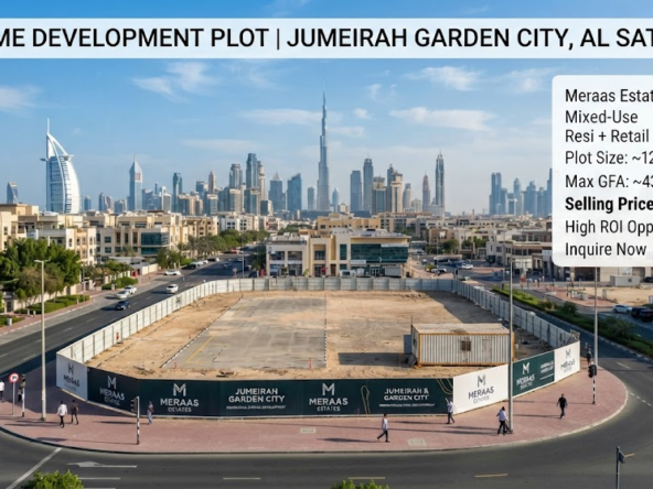 Residential and Retail G+2P+8 Plot For Sale jumeirah Garden City