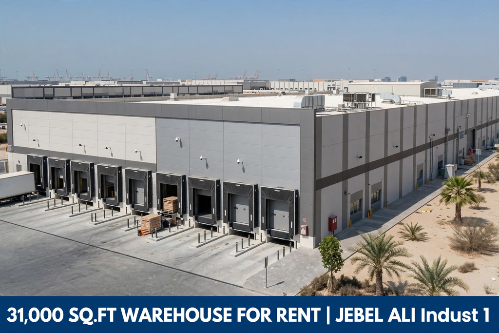 31,000 SQ.FT WAREHOUSE FOR RENT | JEBEL ALI indust 1