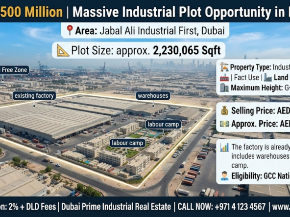 Industrial Plot for Sale in Jabal Ali Industrial First| GCC National