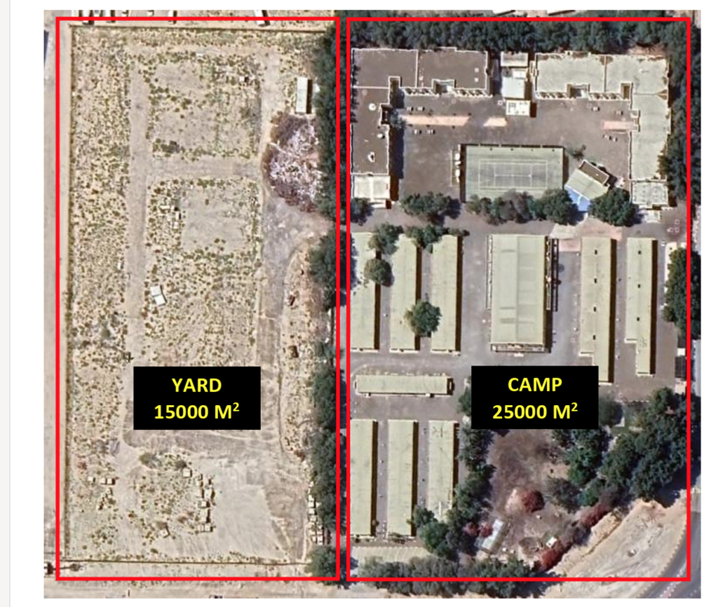 164 Rooms Labour Camp for Sale G+1 Jebel Ali Free Zone, Dubai with 160k open y yard