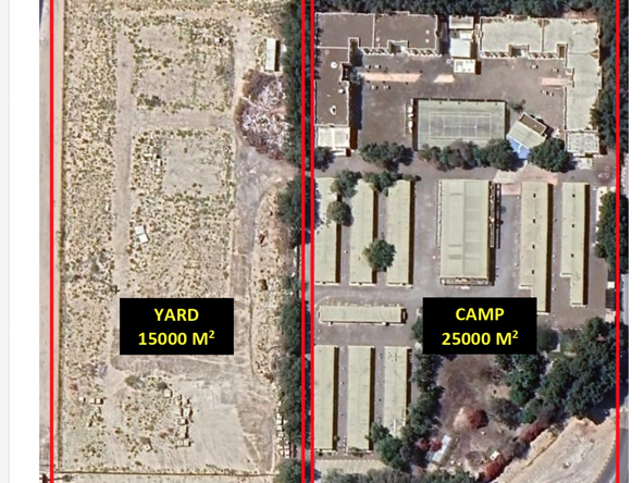164 Rooms Labour Camp for Sale G+1 Jebel Ali Free Zone, Dubai with 160k open y yard