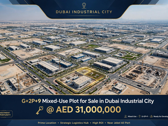 G+2P+9 Mixed-Use Plot for Sale in Dubai Industrial City-DIC