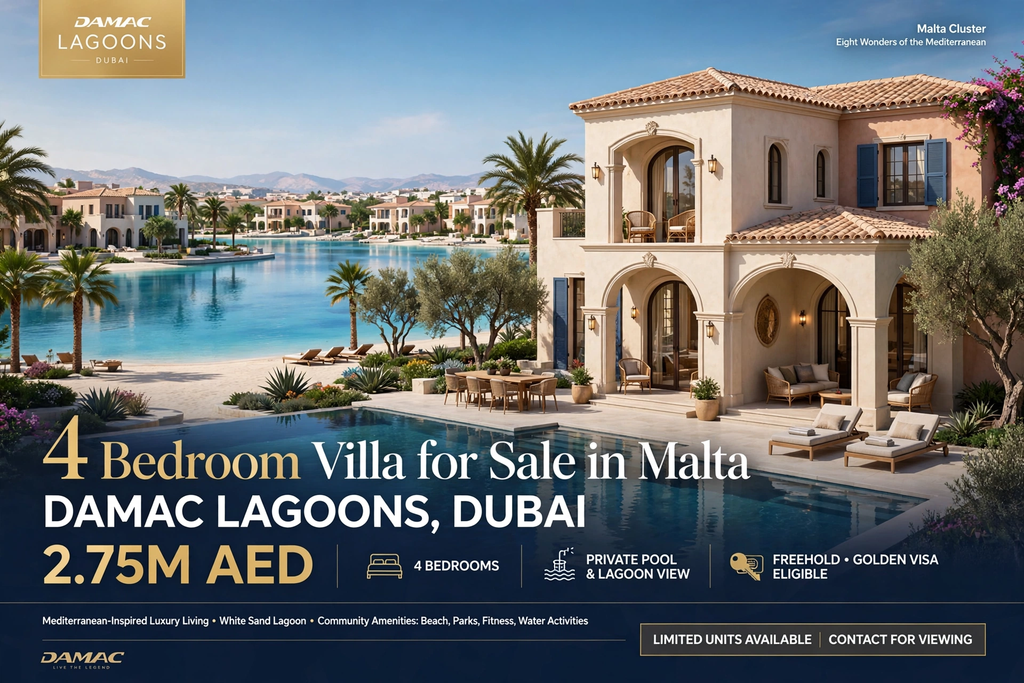 4 Bedroom Villa for Sale in Malta, DAMAC Lagoons, Dubai