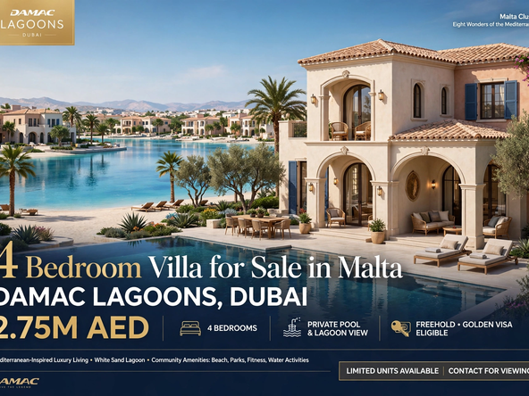 4 Bedroom Villa for Sale in Malta, DAMAC Lagoons, Dubai
