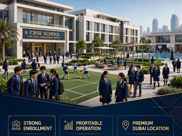 Freehold CBSE School for Sale in Dubai | Freehold Income-