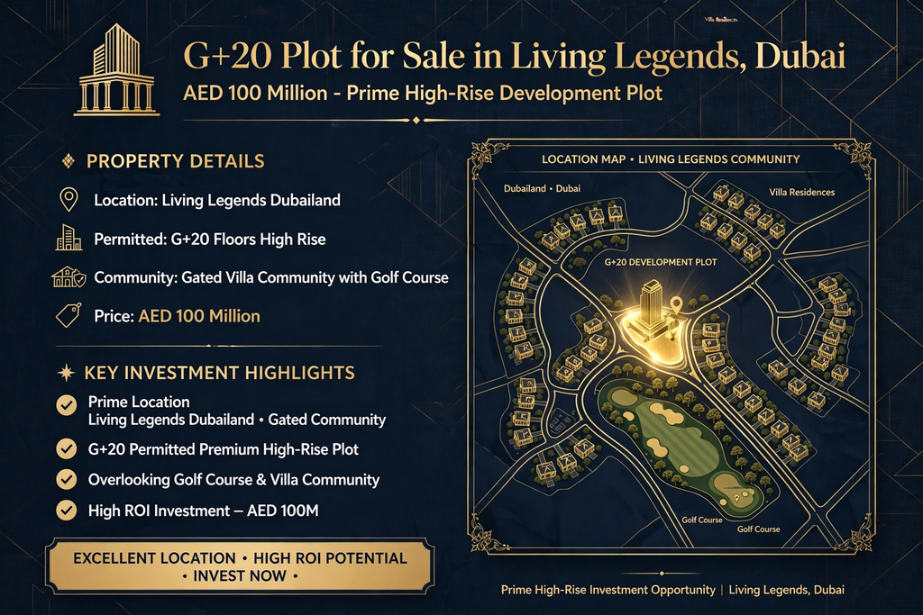 G+20 Plot in Living Legends for Sale