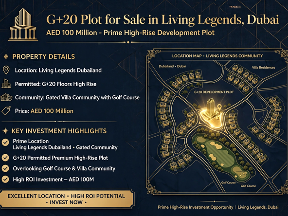 G+20 Plot in Living Legends for Sale