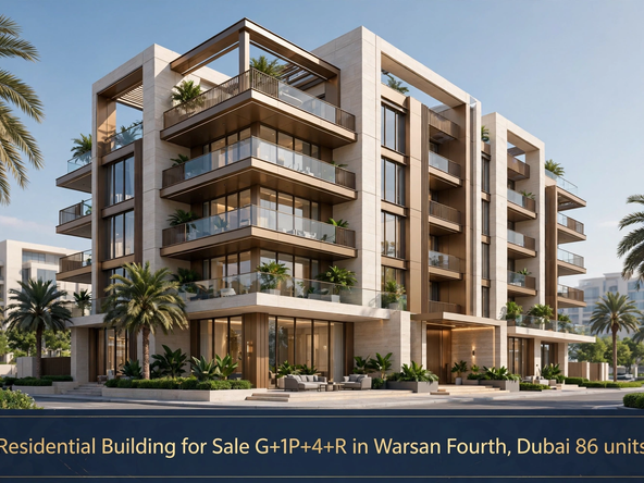 Residential Building for Sale G+1P+4+R in Warsan Fourth, Dubai