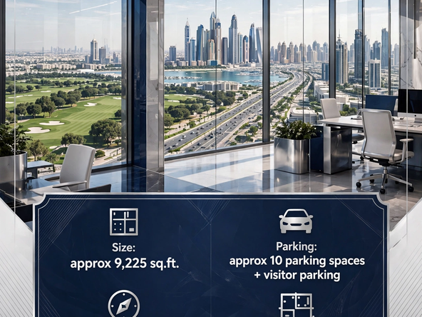Premium Full-Floor Office JLT X3 Tower | 10 Parking | AED 25M